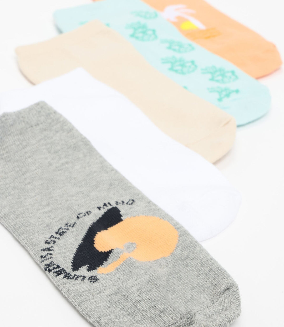 Moudda Lefties - Pack 5 Chaussettes Sport - Beach - Tunisie 3