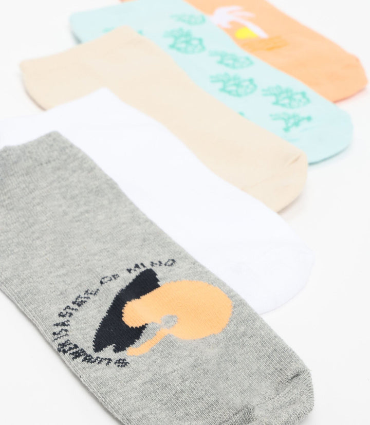Moudda Lefties - Pack 5 Chaussettes Sport - Beach - Tunisie 3