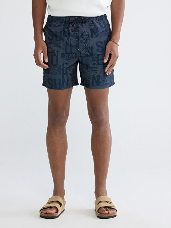 Moudda LC Waikiki - Maillot de bain pour Homme couleur Bleu marine imprimé - Tunisie 2