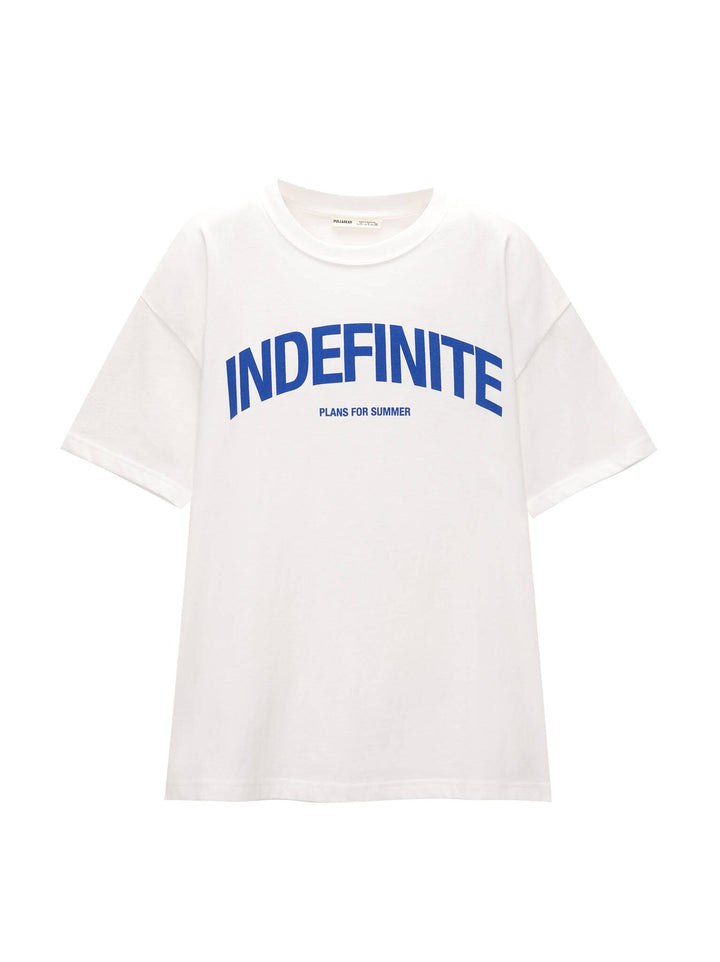 Moudda PULL & BEAR - Body Graphique Texte Bleu - Tunisie 2