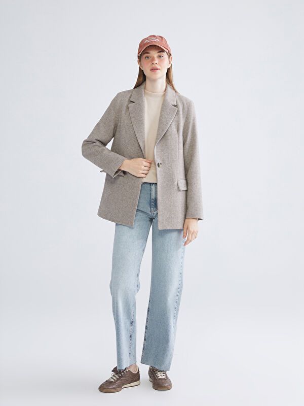 Moudda LC Waikiki - Veste tissée Femme Brun - Tunisie 2