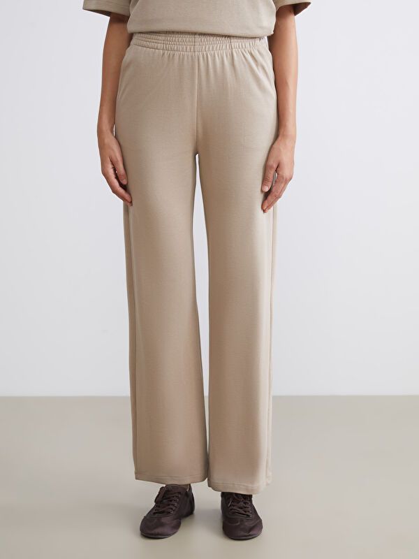 Moudda LC Waikiki - Pantalon en jersey Femme Beige foncé - Tunisie 2