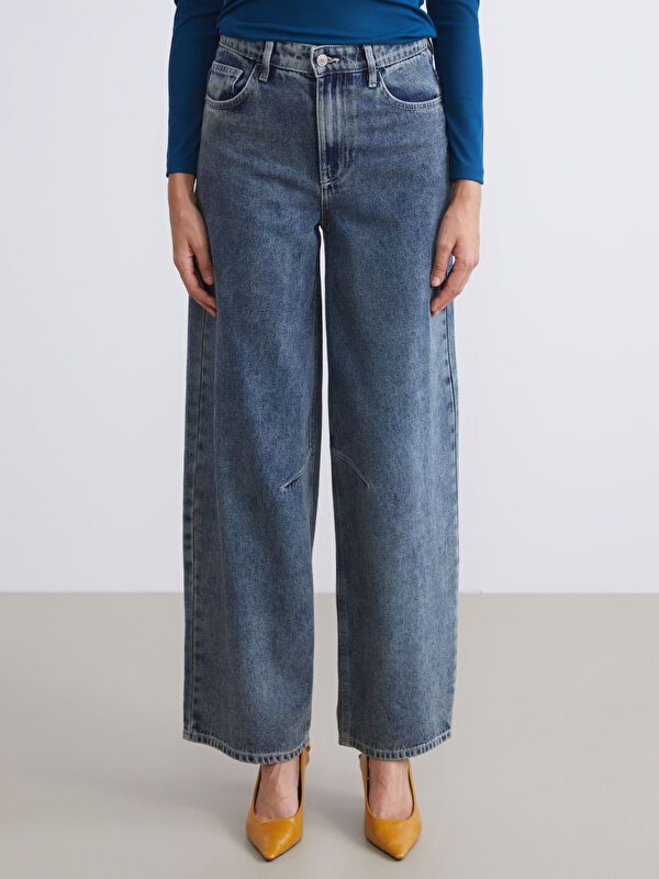 Moudda LC Waikiki - pantalon en jean tissé pour Femmes - Tunisie 2