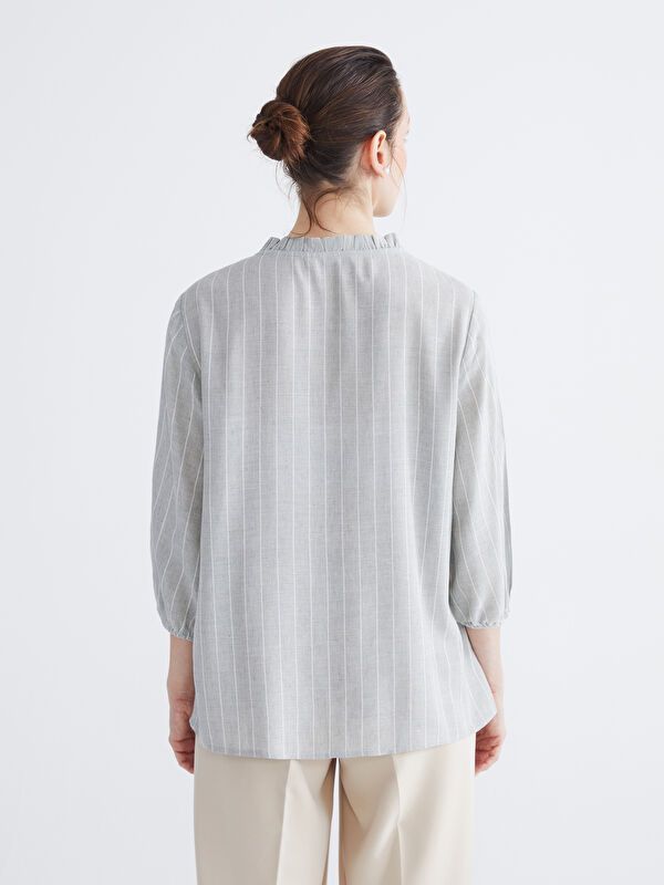 Moudda LC Waikiki - Chemise manches longues en tissu pour Femme - Tunisie 4