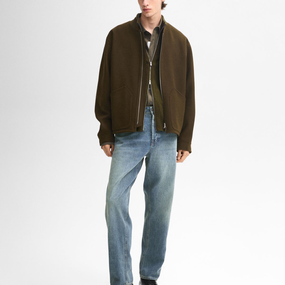 Moudda Massimo Dutti - Pantalon jean vintage selvedge coupe fuselée - Tunisie 8