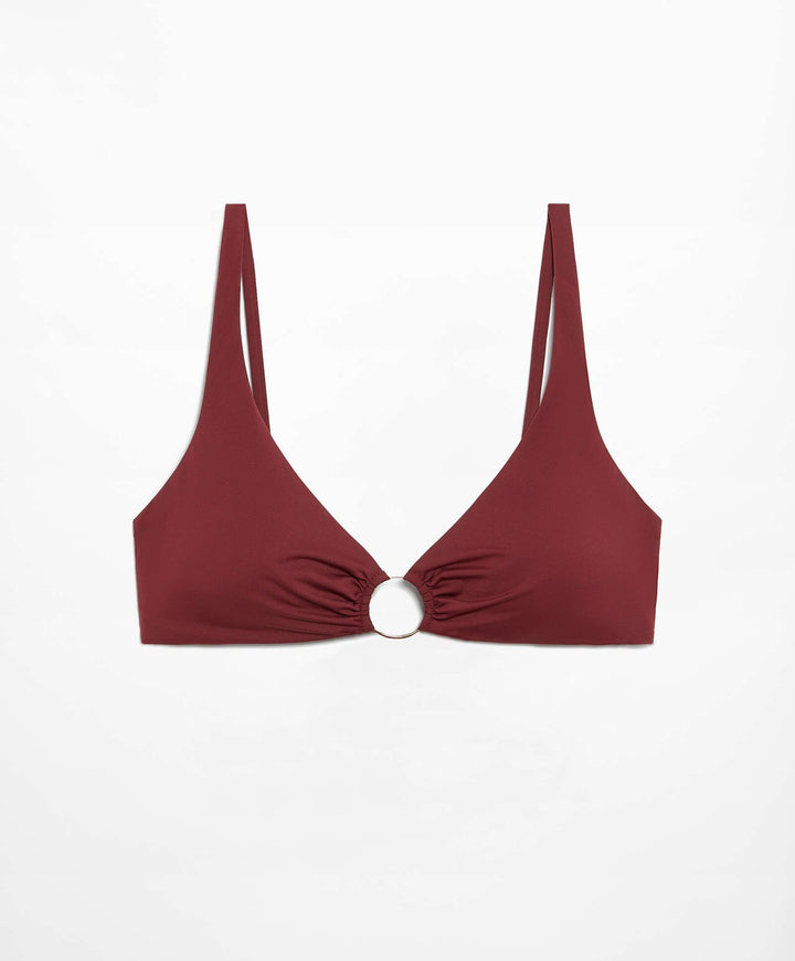 Moudda Oysho - Culotte Halter Mousse Extra Sans Armatures Halter avec Détail Armatures - Tunisie 5