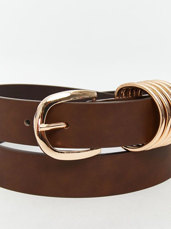 Moudda LC Waikiki - Ceintures et bretelles Femme Brun - Tunisie 4