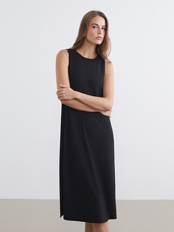Moudda LC Waikiki - Robe maternité en jersey manches courtes pour Femme couleur Noir - Tunisie 2