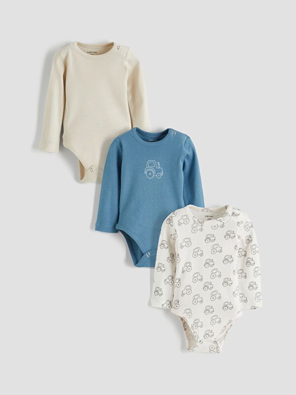 Moudda LC Waikiki - Body imprimé manches longues en jersey - tenue de sport - Tunisie 1