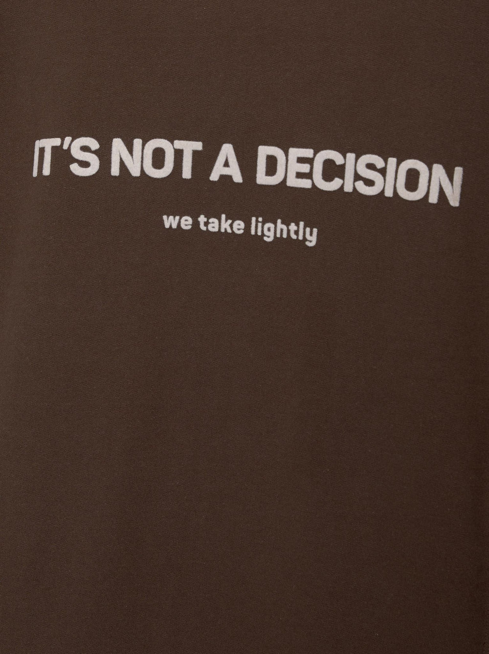 Moudda PULL & BEAR - Sweat Boxy CR Flock It Is Not A Decision - Tunisie 2