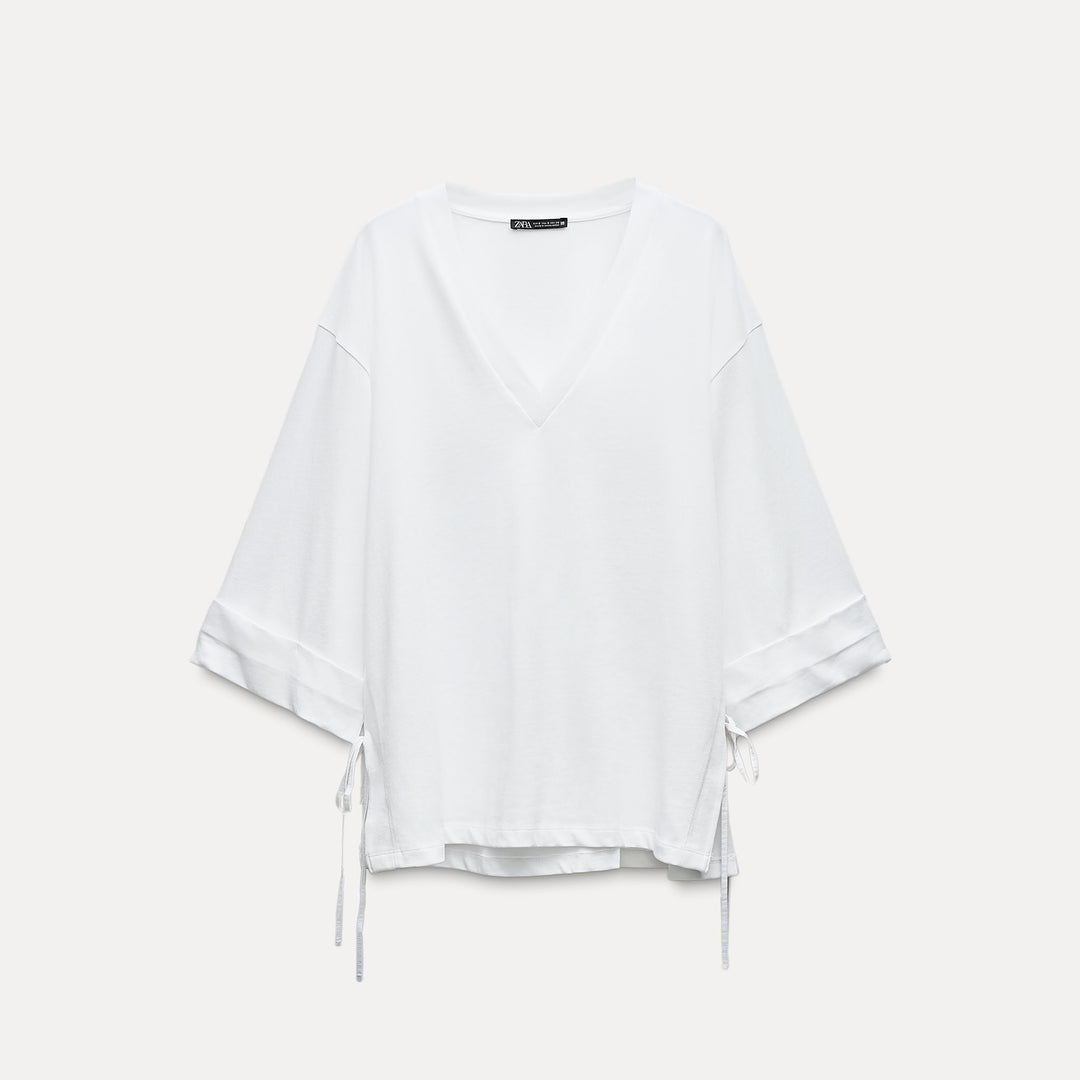 Moudda ZARA - T-shirt à Nœuds Latéraux - Tunisie 2