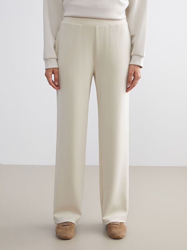 Moudda LC Waikiki - Pantalon en jersey Femme Beige - Tunisie 2