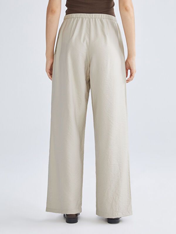 Moudda LC Waikiki - Pantalon tissé fin Femme Beige - Tunisie 4