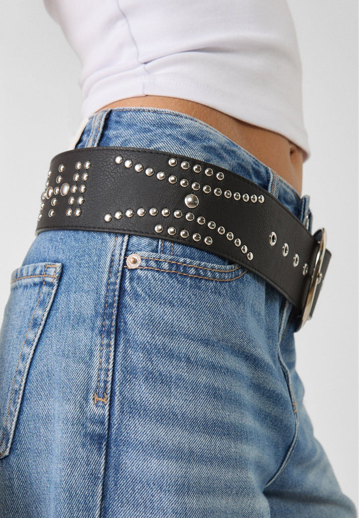 Moudda STRADIVARIUS - Ceinture Large avec Motif Géométrique - Tunisie 5