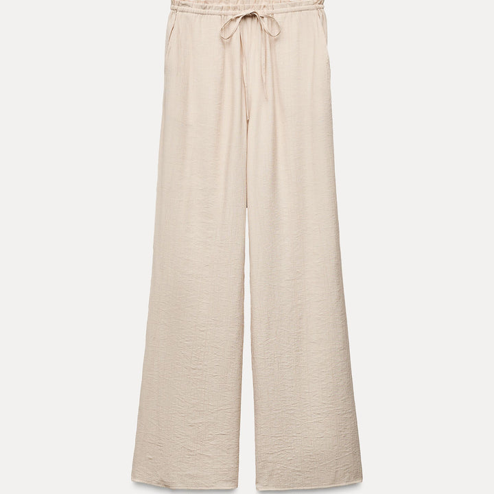Moudda ZARA - Pantalon fluide structuré taille élastique - Tunisie 1