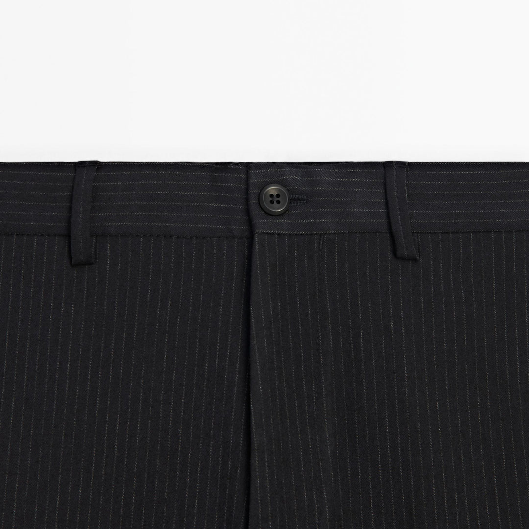 Moudda Massimo Dutti - Pantalon rayé diplomate semi-jogging coupe - Tunisie 4