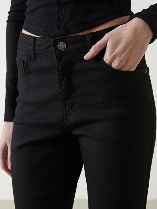 Moudda LC Waikiki - pantalon en jean tissé pour Femmes - Tunisie 3