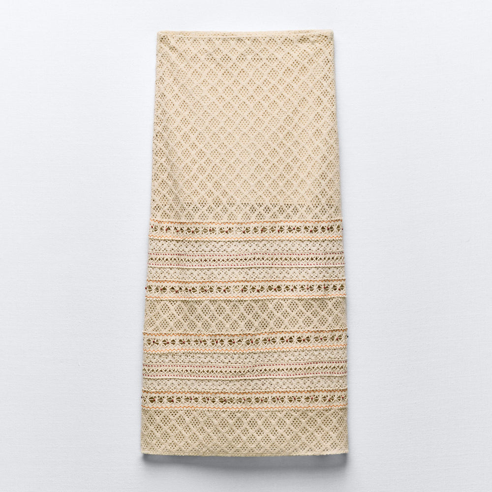 Moudda ZARA - Jupe Midi en Crochet Bimatière - Tunisie 2