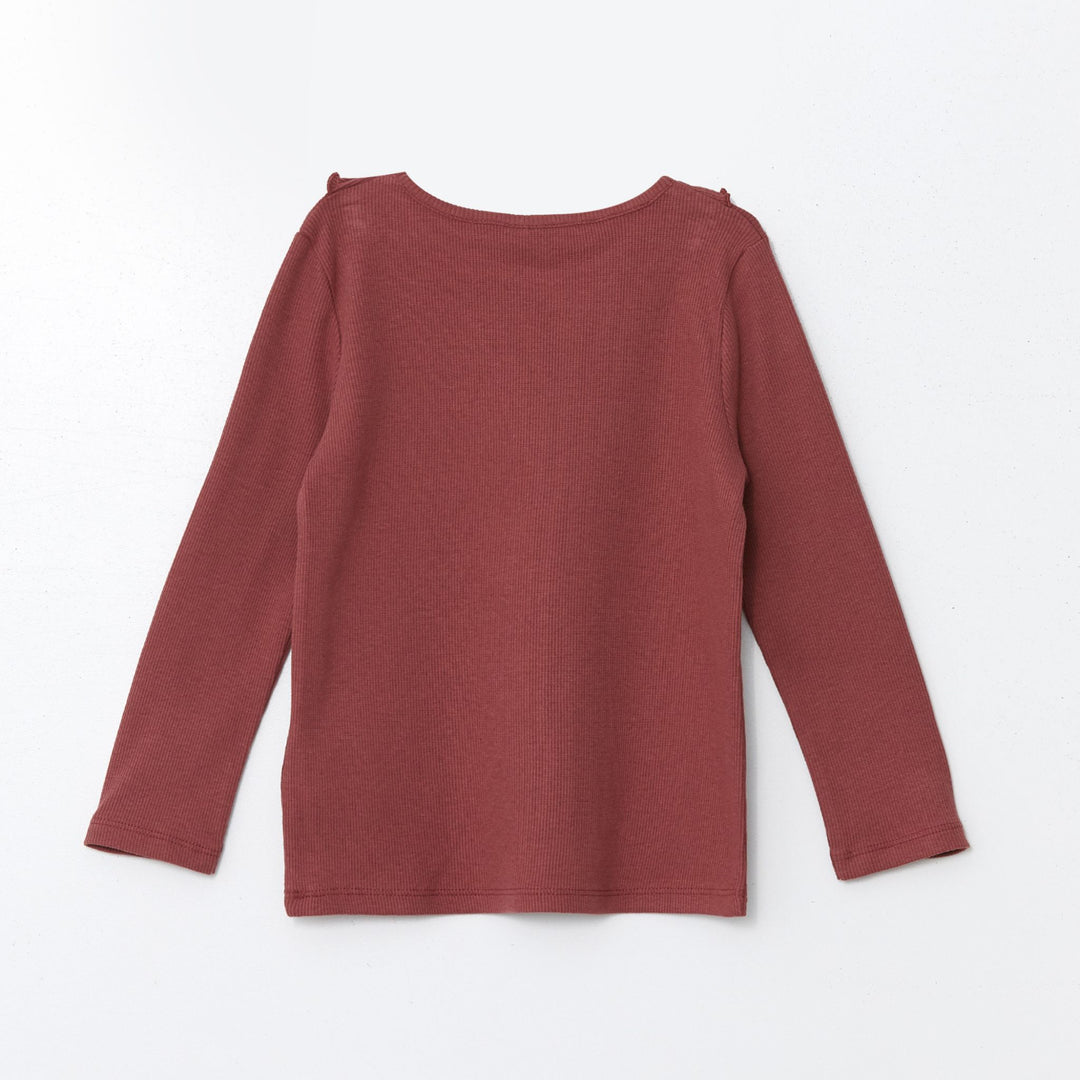 Moudda LC Waikiki - Pack body jersey manches longues Fille Imprimé écru - Tunisie 4