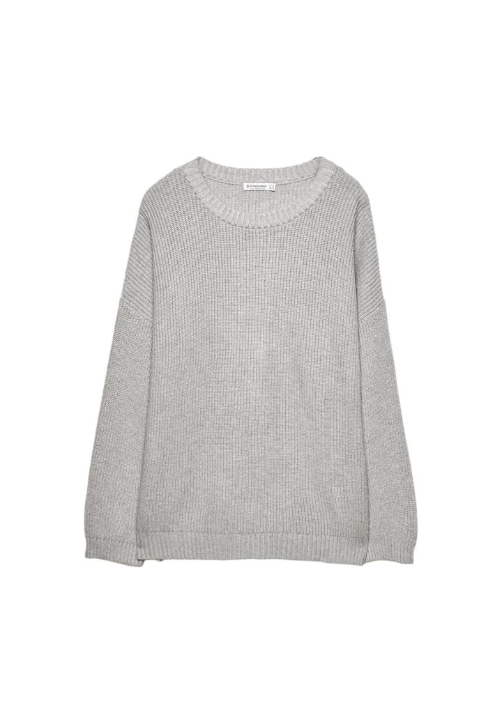 Moudda STRADIVARIUS - Pull en Maille Basique Col Rond - Tunisie 1