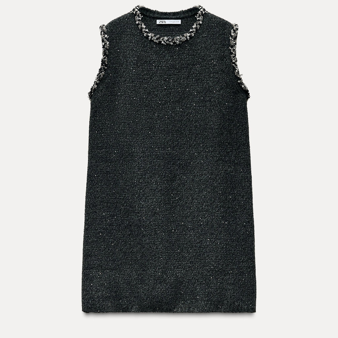 Moudda ZARA - Robe courte manches courtes fil fantaisie - Tunisie 2