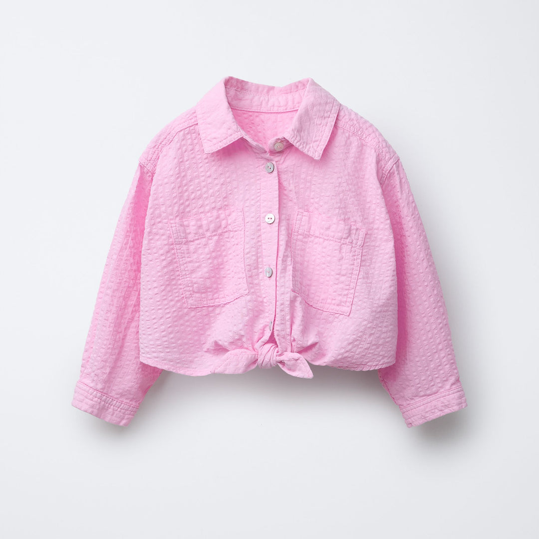 Moudda ZARA - Chemise Enfant - Nœud & Manches Longues (Collection Cherry) - Tunisie 1