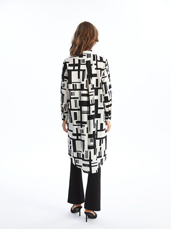 Moudda LC Waikiki - Tunique imprimée tissée cv à manches longues pour Femmes - Tunisie 4