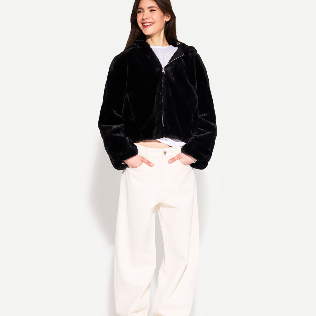 Moudda BERSHKA - Veste Teddy - Capuche - Tunisie 1