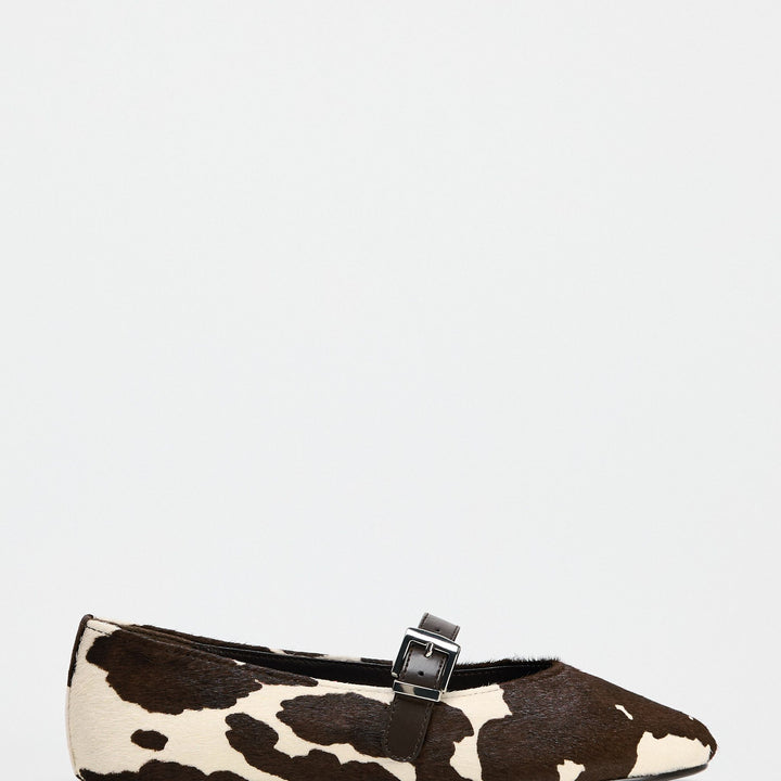 Moudda ZARA - Ballerines bracelet empeigne fausse fourrure imprimé animalier - Tunisie 2