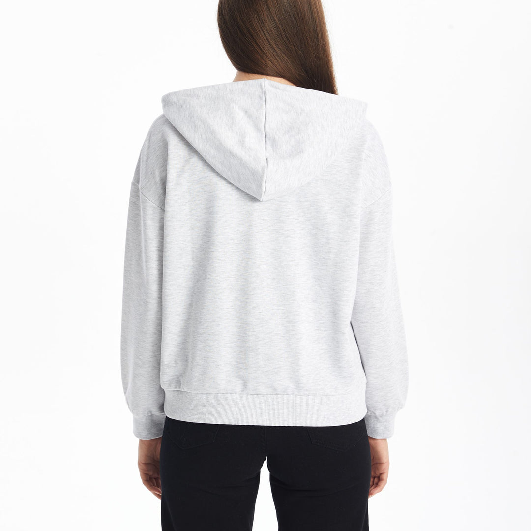 Moudda LC Waikiki - Cardigan en jersey Femme Mélange de gris - Tunisie 4