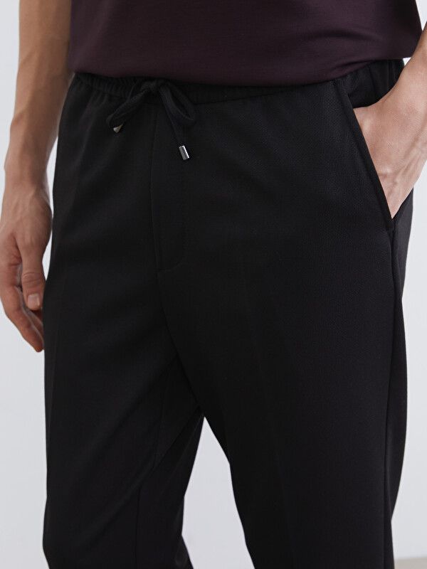 Moudda LC Waikiki - Pantalon mi-saison en tissu pour Homme couleur Noir - Tunisie 3