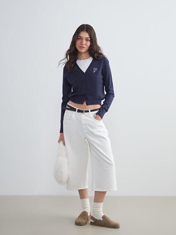 Moudda LC Waikiki - Cardigan en tricot Femme Marine - Tunisie 2