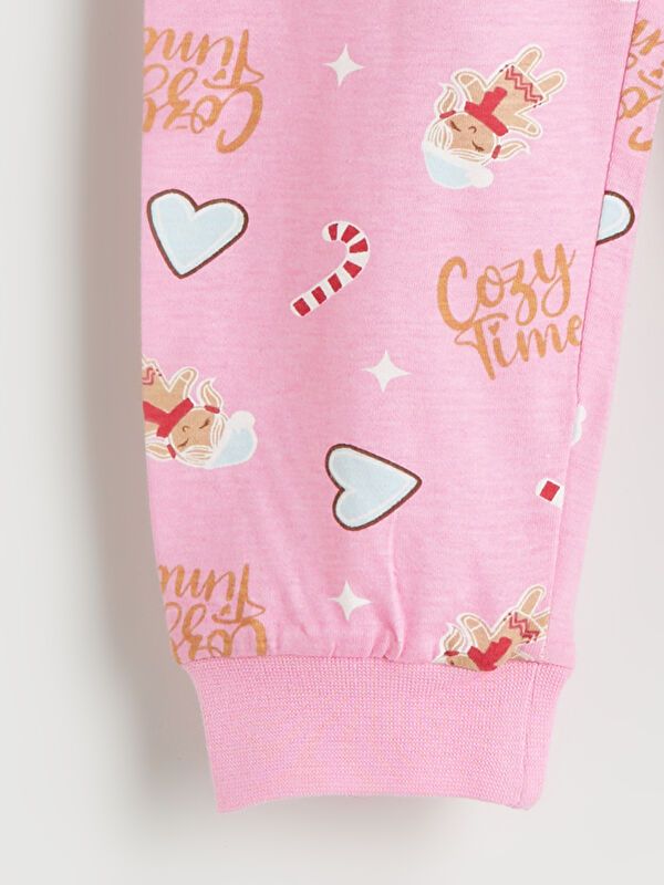 Moudda LC Waikiki - Sous-vêtement jersey pyjama manches longues milieu pour Filles - Tunisie 6