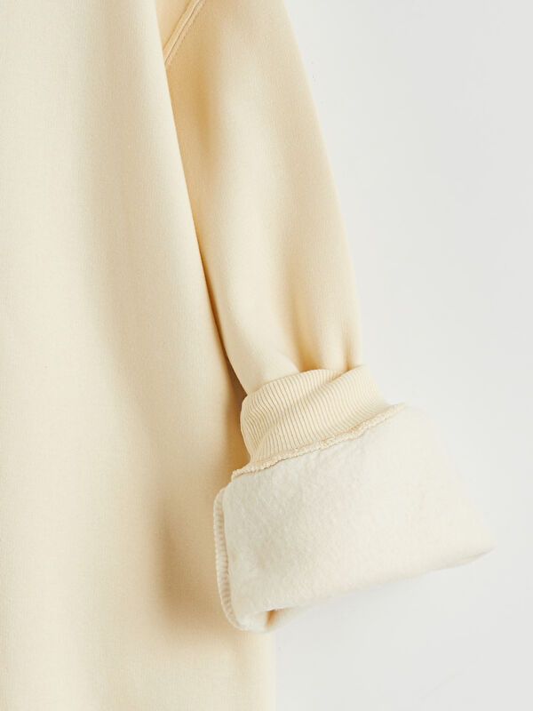 Moudda LC Waikiki - Sweatshirt en jersey - Sous licence couleur Beige peau pour filles - Tunisie 3