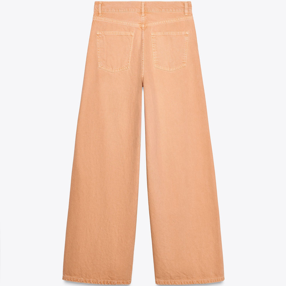 Moudda ZARA - Pantalon Wide Leg - Couture Torsadée & Orange - Tunisie 2