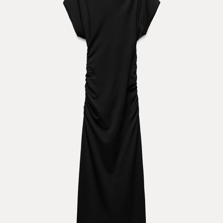 Moudda ZARA - Robe longue ajustée détail drapé taille - Tunisie 1