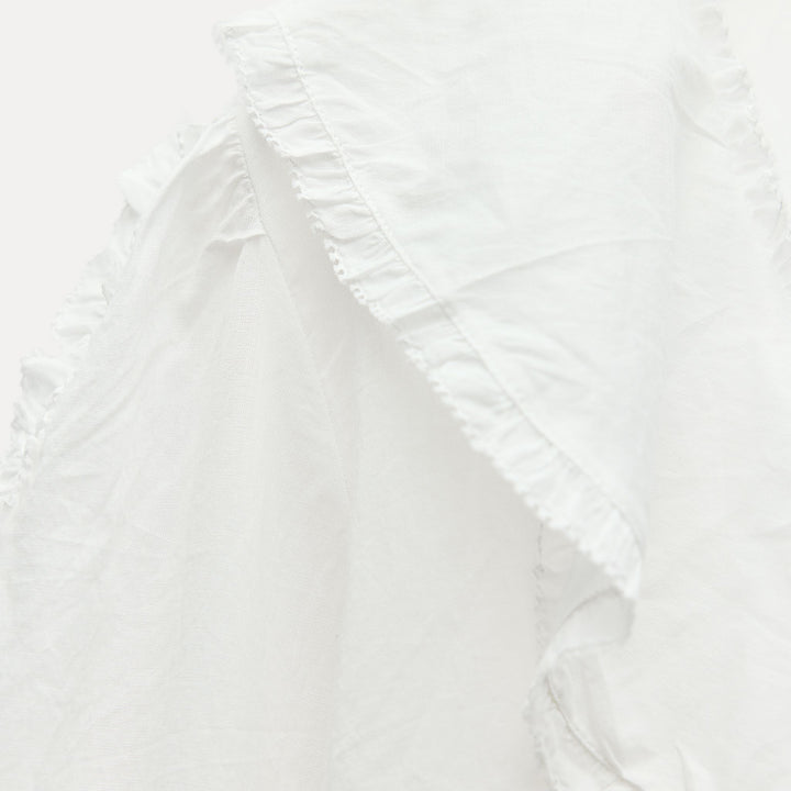 Moudda ZARA - Chemise voile volants fagotage manches 3/4 - Tunisie 3