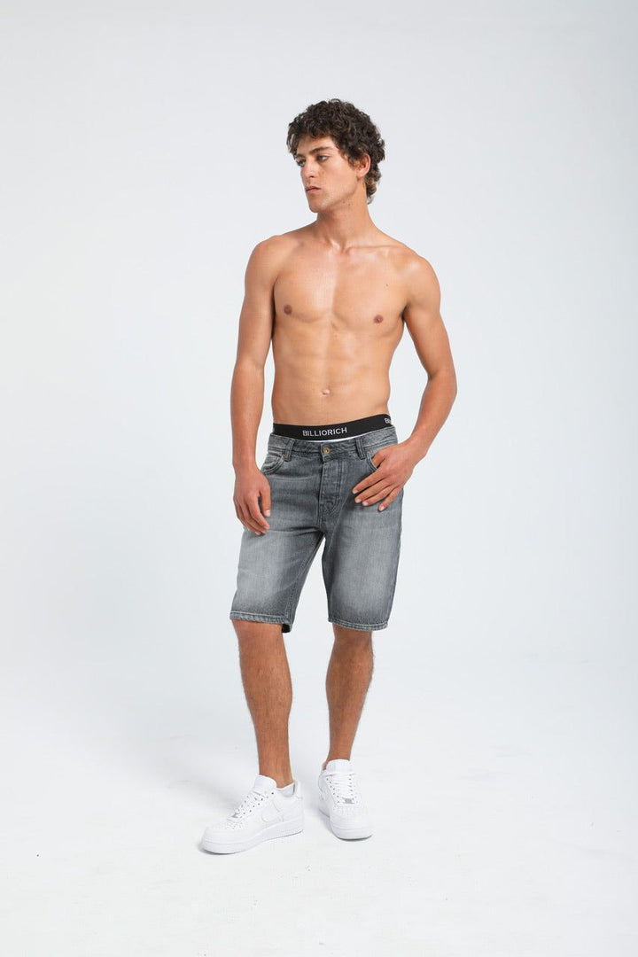 Moudda Billiorich - Short en Jean Homme - Coupe Droite - 3