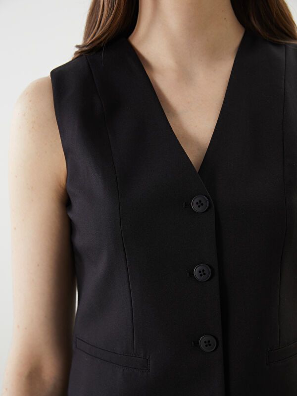 Moudda LC Waikiki - Débardeur tissé Femme Noir - Tunisie 3