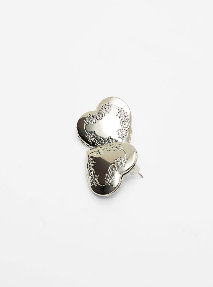Moudda STRADIVARIUS - Boucles d'Oreilles Cœur Ouvert - Tunisie 1