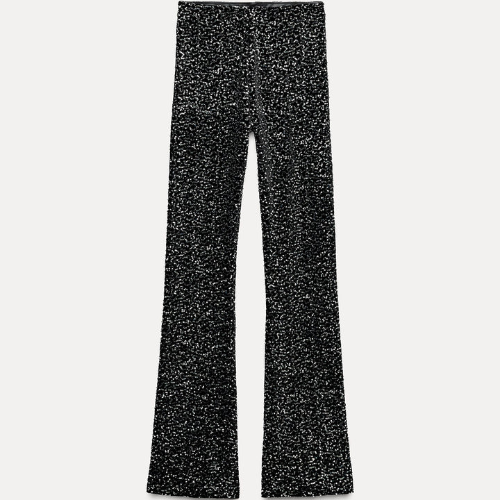 Moudda ZARA - Legging velours pailleté évasé - Tunisie 2