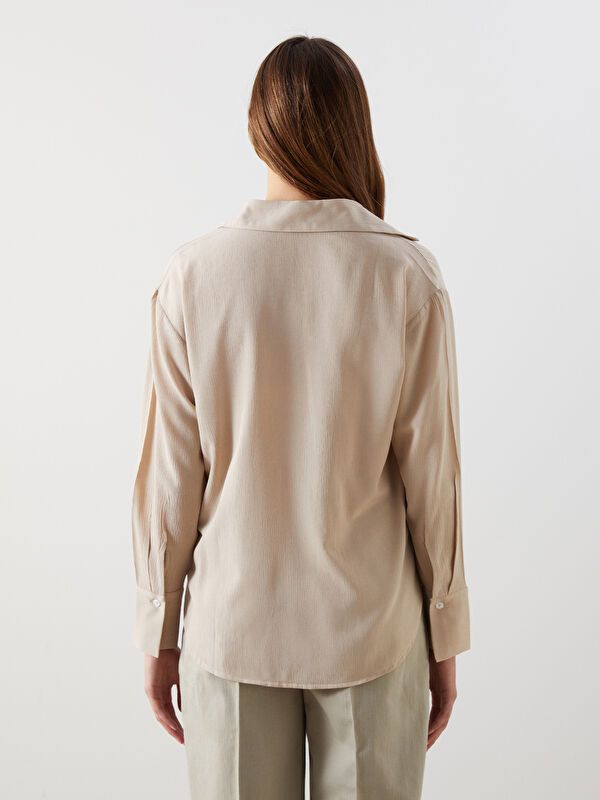 Moudda LC Waikiki - Chemise tissée à manches longues pour Femmes - Tunisie 4