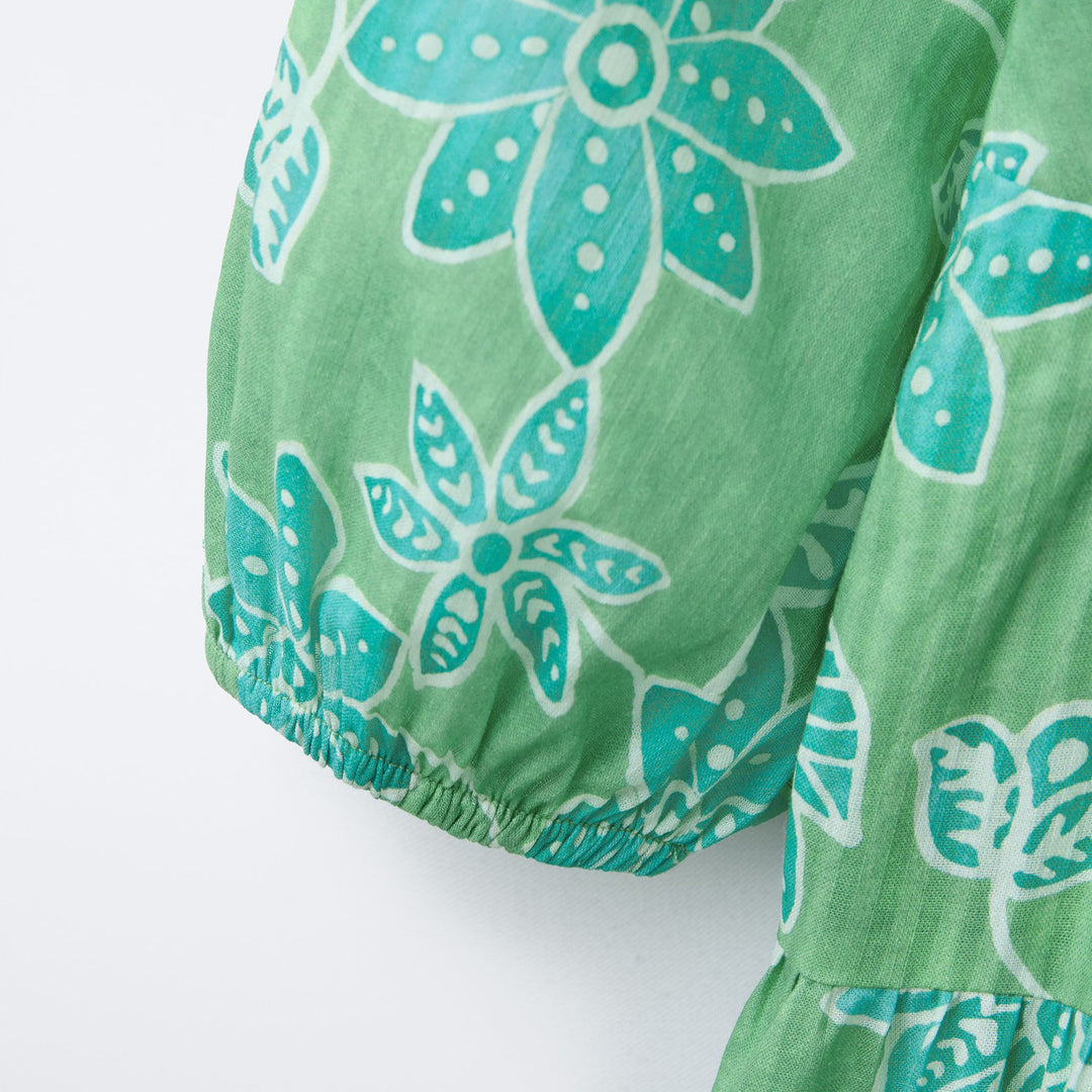 Moudda ZARA - Robe Fille - Panneaux & Imprimé Fleurs - Tunisie 4
