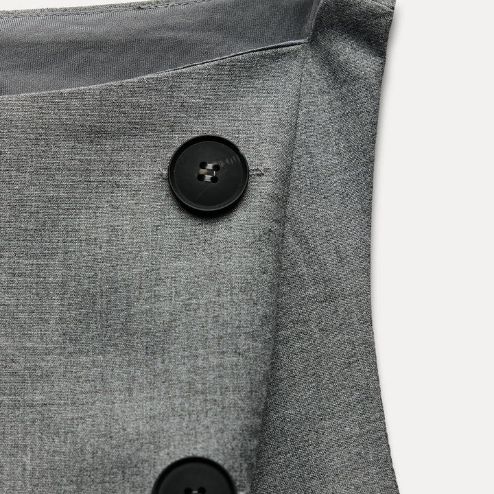 Moudda ZARA - Top laine froide manches courtes encolure bateau détail bouton - Tunisie 3