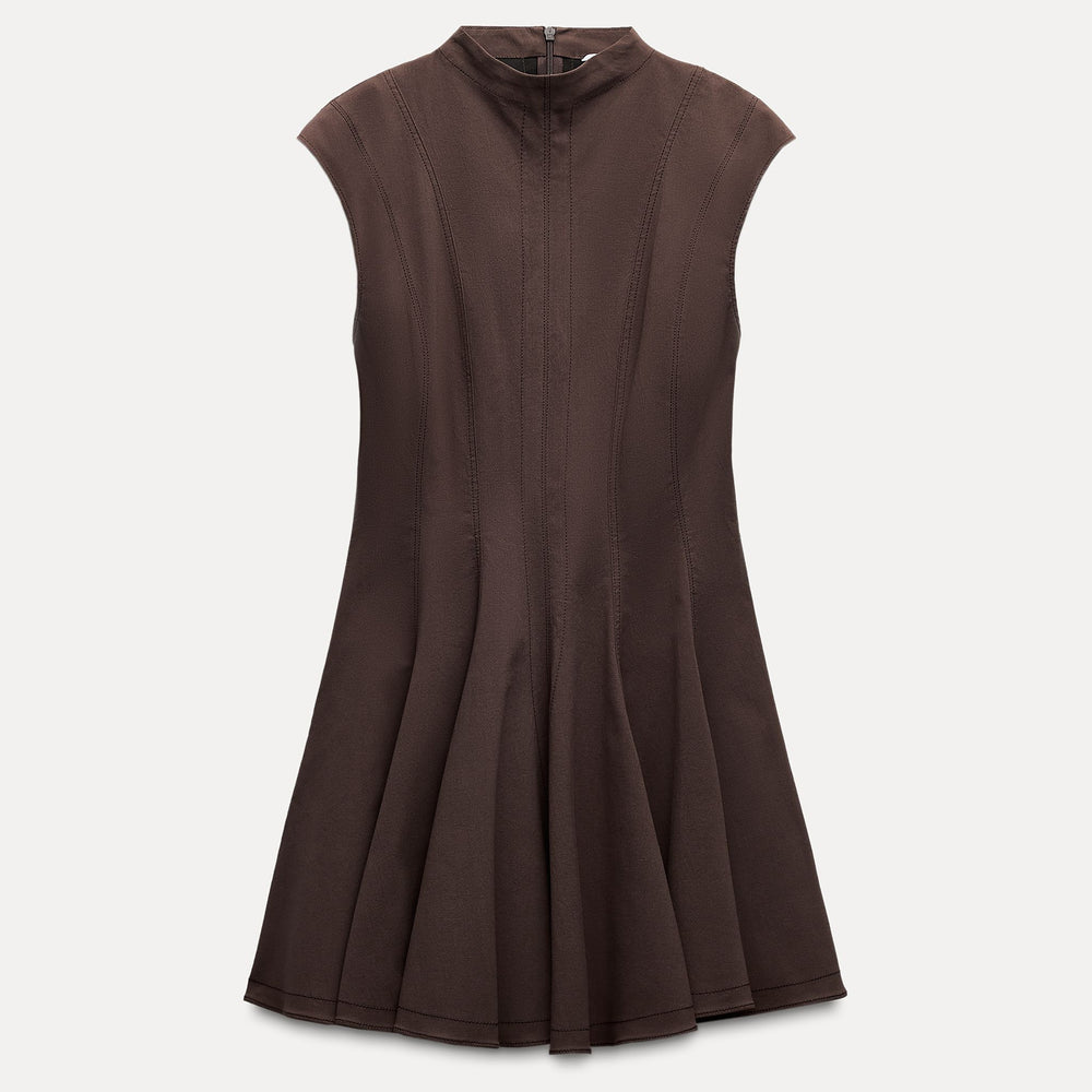 Moudda ZARA - Robe courte godets col bateau - Tunisie 2