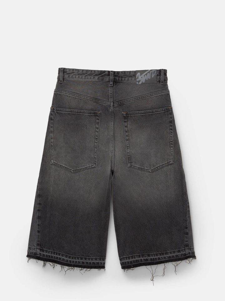 Moudda PULL & BEAR - Bermuda Denim - Super Baggy & Frangée - Tunisie 3