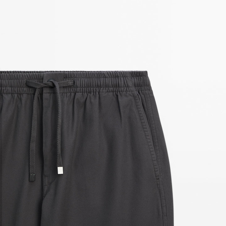 Moudda Massimo Dutti - Pantalon crêpe coupe jogging - Tunisie 4