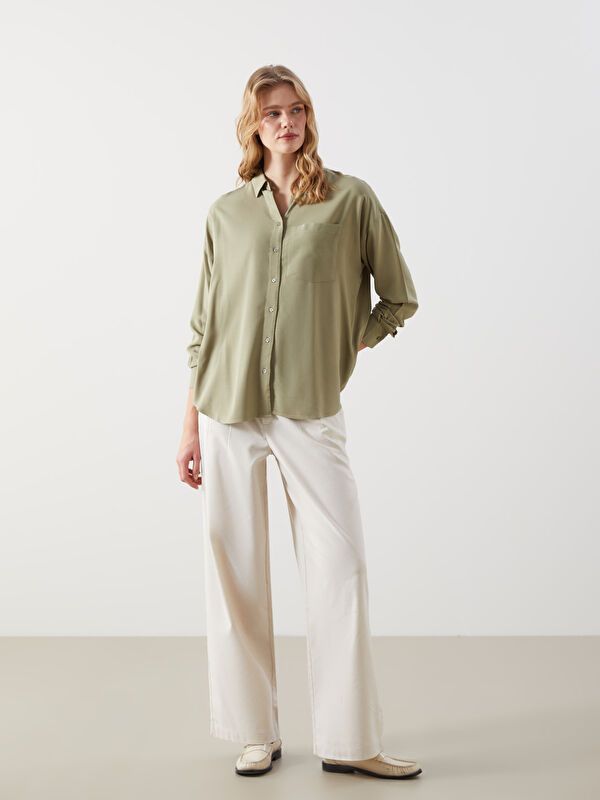 Moudda LC Waikiki - Chemise tissée à manches longues pour Femmes - Tunisie 2