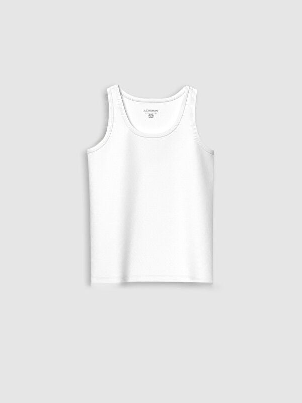 Moudda LC Waikiki - Débardeur en jersey pour Garçon couleur Blanc brillant - Tunisie 2