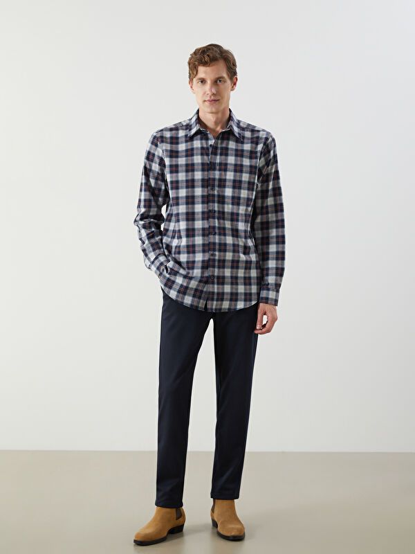 Moudda LC Waikiki - Pantalon chino tissé moyen Homme Marine - Tunisie 1